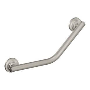 Moen Angled Grab Bar 16 Inches, Brushed Nickel
