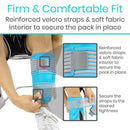 Ergonomic Vive Health ice pack for calf and shin muscle relief, Moovkart
