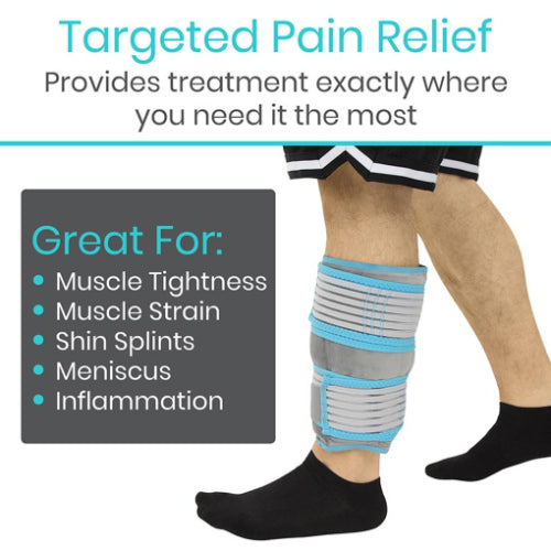 Vive Health Calf Ice Pack – Cold Therapy for Pain Relief (2 Pack)