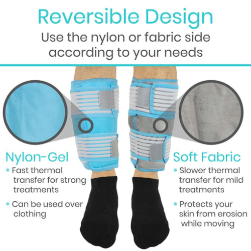 Vive Health Calf Ice Pack – Cold Therapy for Pain Relief (2 Pack)