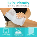 Vive Health Soft Cloth Surgical Tape, 3 Rolls, Breathable and Latex Free, 4 Inch x 10 Yards, White