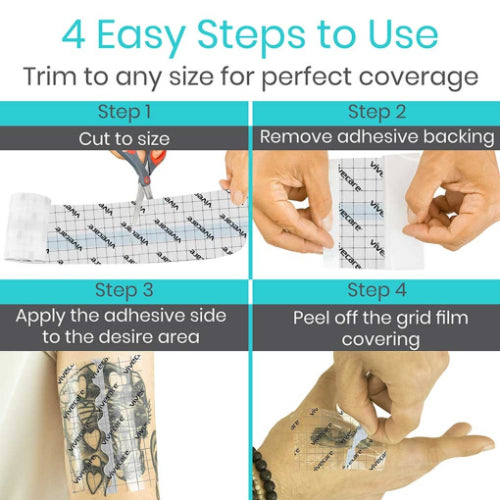 Vive Health 8" Transparent Adhesive Bandages