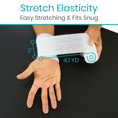 Vive Health Gauze Rolls Sterile, 4 Inches, Large