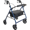 ProBasics Bariatric Rollator with 8-Inch Wheels and Extra Wide Padded Seat heavy-duty mobility aid. Moovkart