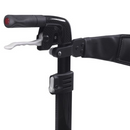 Drive Medical Nitro Elite CF Foldable Rollator Walker with Seat, Black