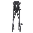 Drive Medical Nitro Elite CF Foldable Rollator Walker with Seat, Black