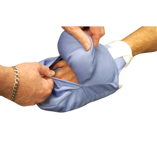 Skil-Care E-Z View Padded Mitts provide comfortable hand protection design allows for easy viewing of the skin, Moovkart.