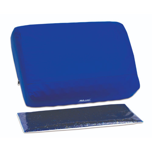 Skil-Care Heels-Off Cushion with Gel Insert for Leg Elevation, Pressure Relief, and Spine Relaxation with Comfortable Support. Moovkart