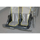 Skil-Care foot cradle attachment for wheelchair to support leg positioning and prevent foot drop in users with limited mobility. Moovkart.