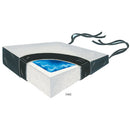 Skil-Care Wedged Foam Wheelchair Gel-Foam Cushion Soft Foundation Vinyl with Low-Shear II