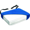 Skil-Care Tri-Foam Gel-Infused Visco Bariatric Solid Seat Cushion with Low-Shear II Cover