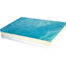 Skil-Care Tri-Foam Gel-Infused Visco Bariatric Solid Seat Cushion with Low-Shear II Cover