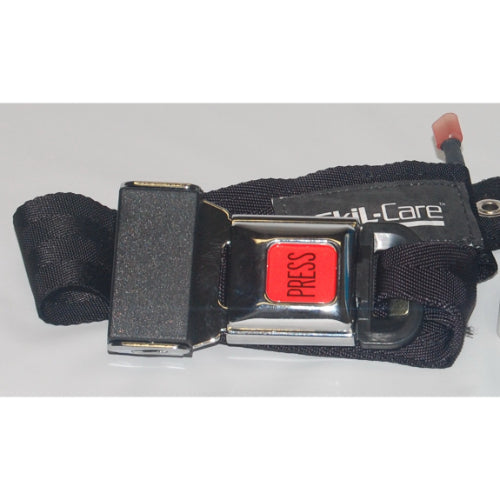 Skil-Care Metal Press Release Seat Belt with Grommets