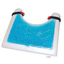 Skil-Care Gel-Top Sensory Tray, White Vinyl, Hook and Loop Straps