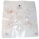 Skil-Care Six Spoke Snowflake Light Box Gel Pads for Tactile and Visual Stimulation
