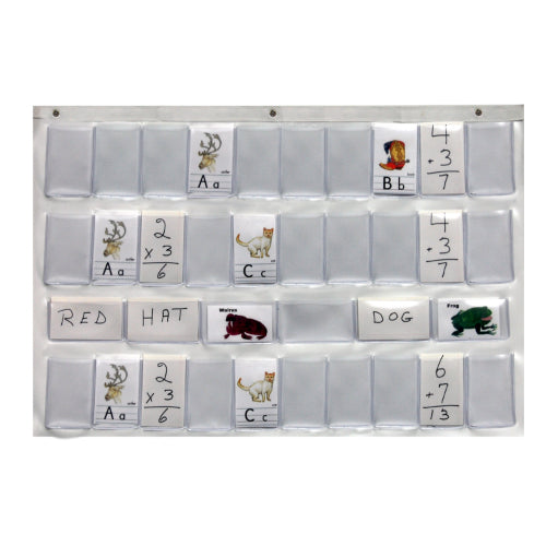 Skil-Care Wall Pockets 36x24 – Durable Hanging Organizer for Index Card Display & Convenient Storage, Ideal for Classrooms & Offices. Moovkart.