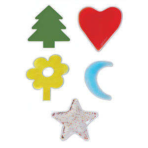 Skil-Care Gel Shapes Set for Sensory Therapy, Hand and Finger Dexterity, Shape and Color Recognition