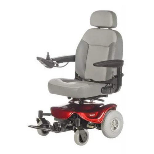 Shoprider 6 Runner Power Wheelchair, 14 Inches, Red
