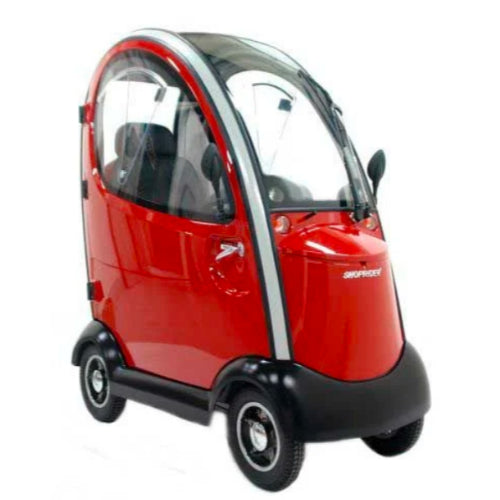 Shoprider Flagship Cabin Mobility Scooter, Red