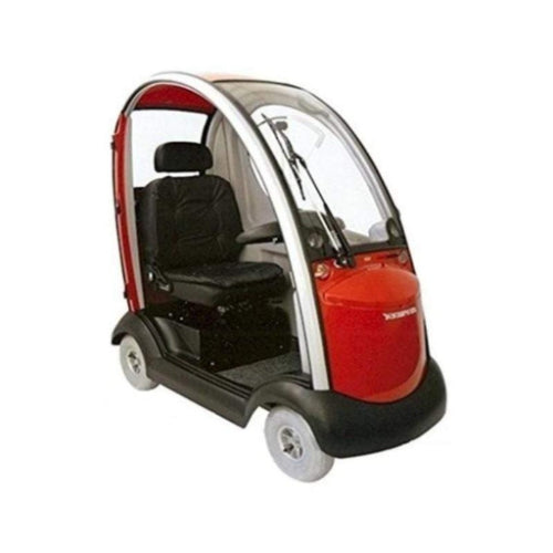 Shoprider Flagship Cabin Mobility Scooter, Red