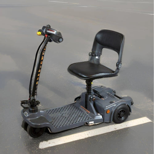 Shoprider Echo 4-Wheel Folding Travel Scooter, Black