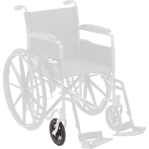 Caster only for Silver Sport Wheelchair 19cm PVC 1each
