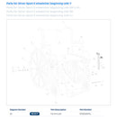 Drive Medical Full Arm Assembly for Silver Sport 2 Wheelchair, Left Side, Durable and Comfortable Replacement Part. Moovkart