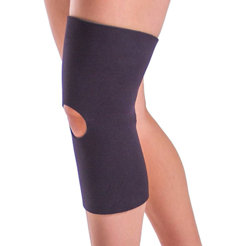 Blue Jay Slip-On Knee Support Open Patella with Stabilizers Large