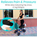 Vive Health Knee Walker Pad Cover – orthopedic support, providing superior cushioning. Moovkart