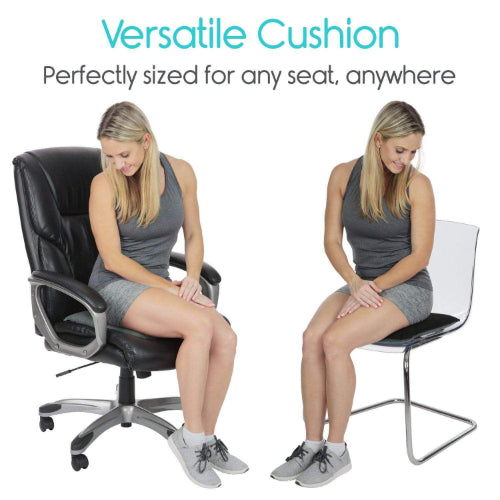 Vive Health Inflatable Seat Cushion, Bag, Black
