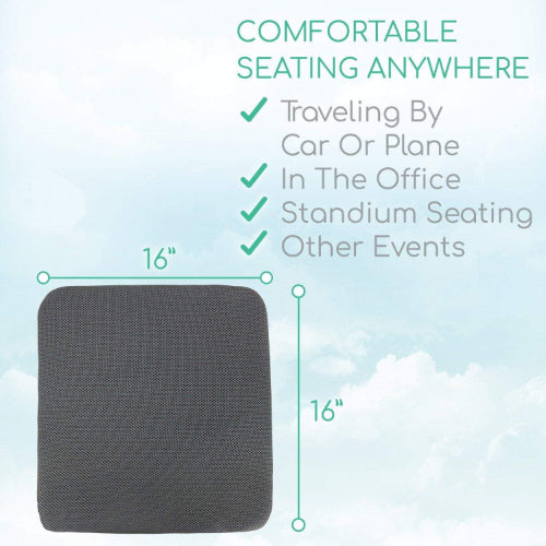 Vive Health Honeycomb Gel Seat Cushion with Mesh Cover