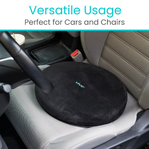 Vive Health Gel Swivel Seat Cushion with 360° Rotation and Pressure Relief