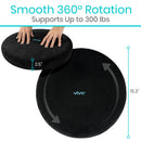 Vive Health Gel Swivel Seat Cushion with 360° Rotation and Pressure Relief