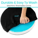 Vive Health Gel Swivel Seat Cushion with 360° Rotation and Pressure Relief