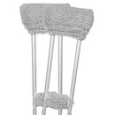 Vive Health Sheepskin Crutch Pads – Soft, plush sheepskin and foam padding for enhanced comfort. Moovkart