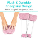Vive Health Sheepskin Crutch Pads – Universal Fit & Comfort