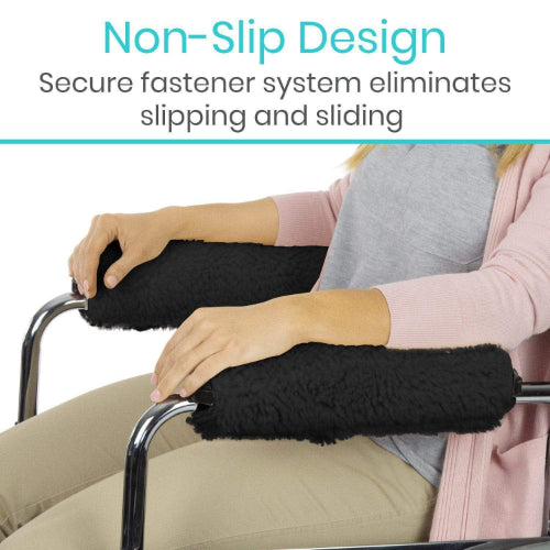 Vive Health Wheelchair Armrest Covers with Memory Foam for Elbow Relief