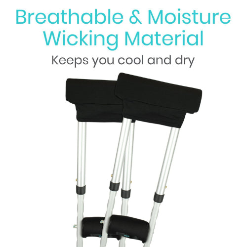 Vive Health Crutch Pads and Hand Grips for Standard and Youth