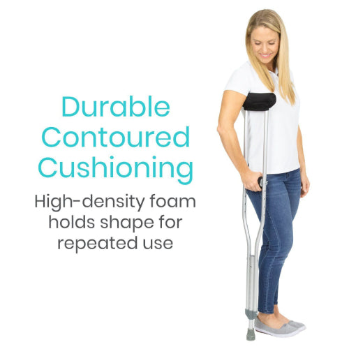 Vive Health Crutch Pads and Hand Grips for Standard and Youth