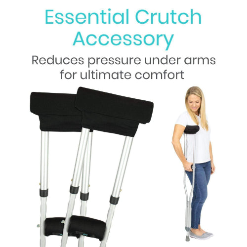 Vive Health Crutch Pads and Hand Grips for Standard and Youth