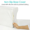 Vive Health Knee Elevation Pillow, Foam, 7 Inches Channel, Washable Cover