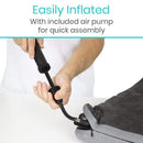 Vive Health Air Seat Cushion, Inflatable Foam with Pump, Mesh Cover