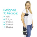 Vive Health Crutch Pad Kit with Foam, Grips, Pouch for Standard or Youth