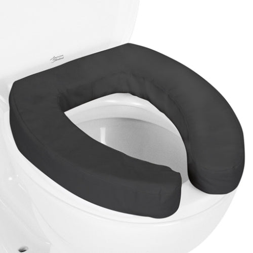 Vive Health Soft Foam Toilet Seat Cushion, Black, 2 Inches