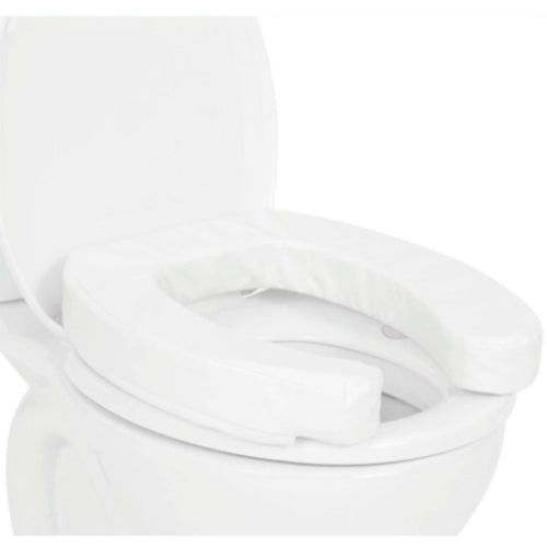 Vive Health 2 Inches Soft Foam Toilet Seat Cushion, White