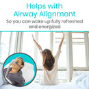 Vive Health CPAP Pillow, Memory Foam with Cutouts, White