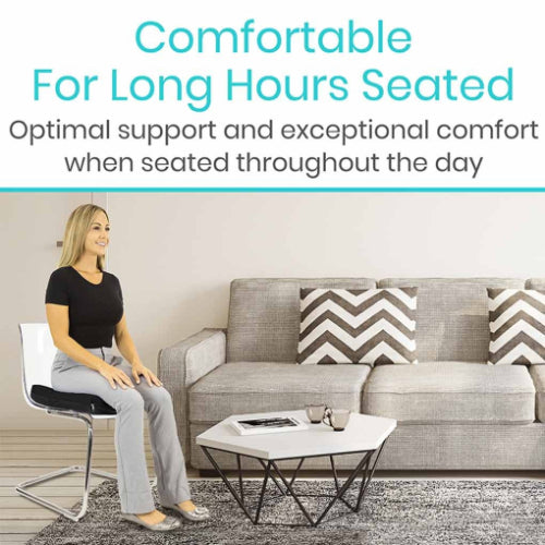 Vive Health Wheelchair Easy Clean Cushion, Medium