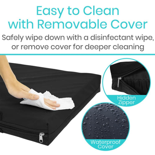 Vive Health Wheelchair Easy Clean Cushion, Medium