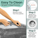 Vive Health Inflatable Leg Rest Pillow, Gray