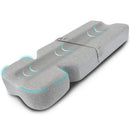 Vive Health Full Knee Pillow for Side Sleepers with Strap for Hip and Spine Support, Gray